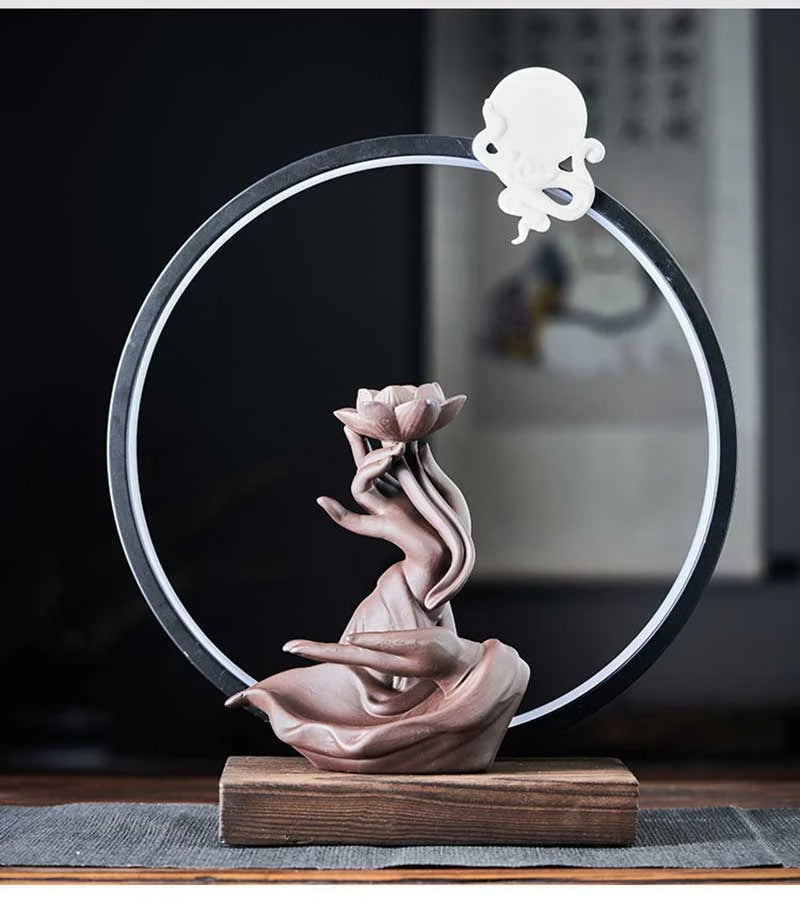 encensoir main de bouddha decoration zen