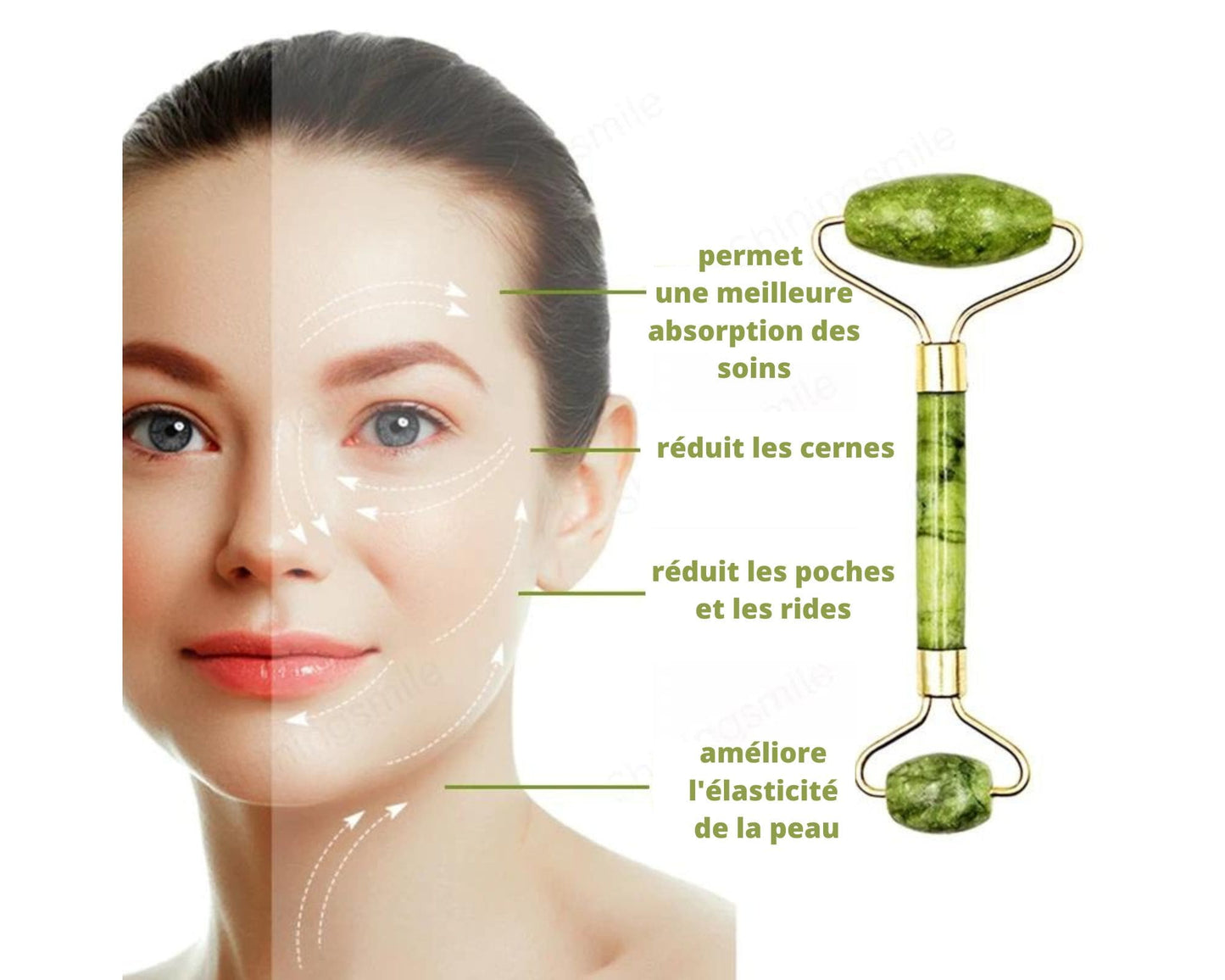 rouleau de massage soin du visage
