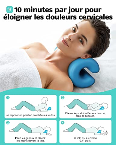 Coussin de traction pour la nuque et les cou | CERVICALME™